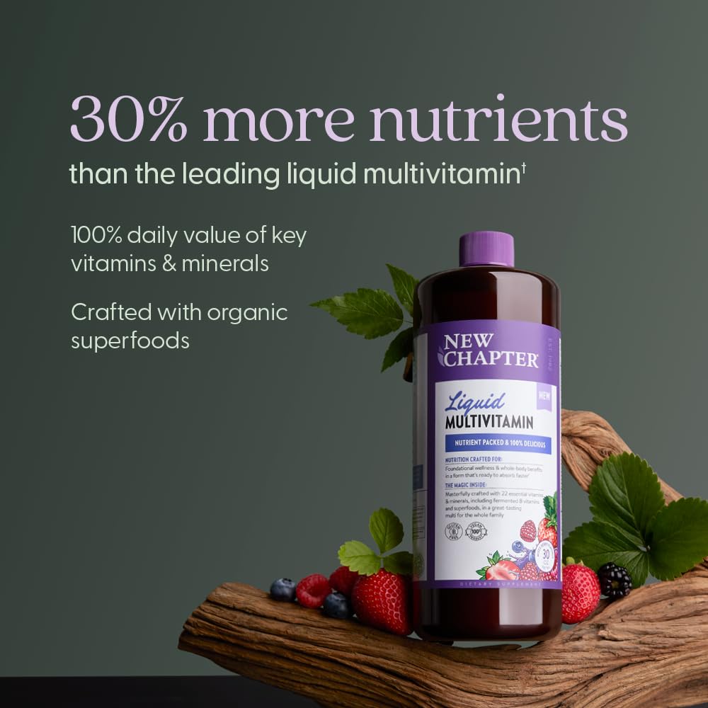 New Chapter Liquid Multivitamin + Mineral Supplement

