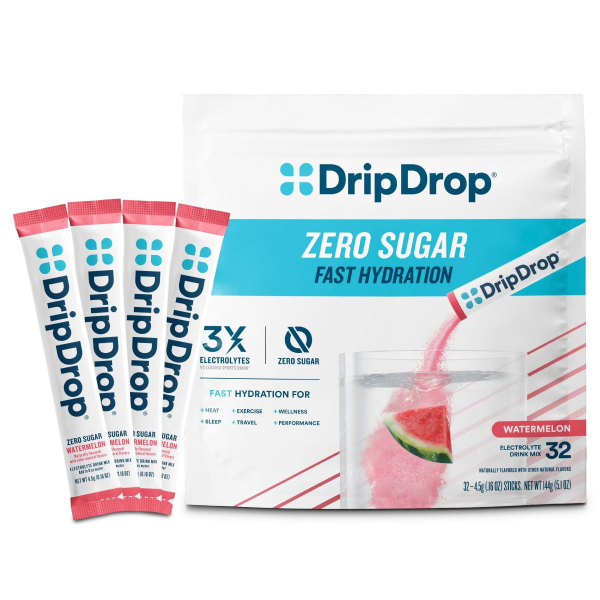 DripDrop Sugar Free Hydration - Electrolyte Drink Mix