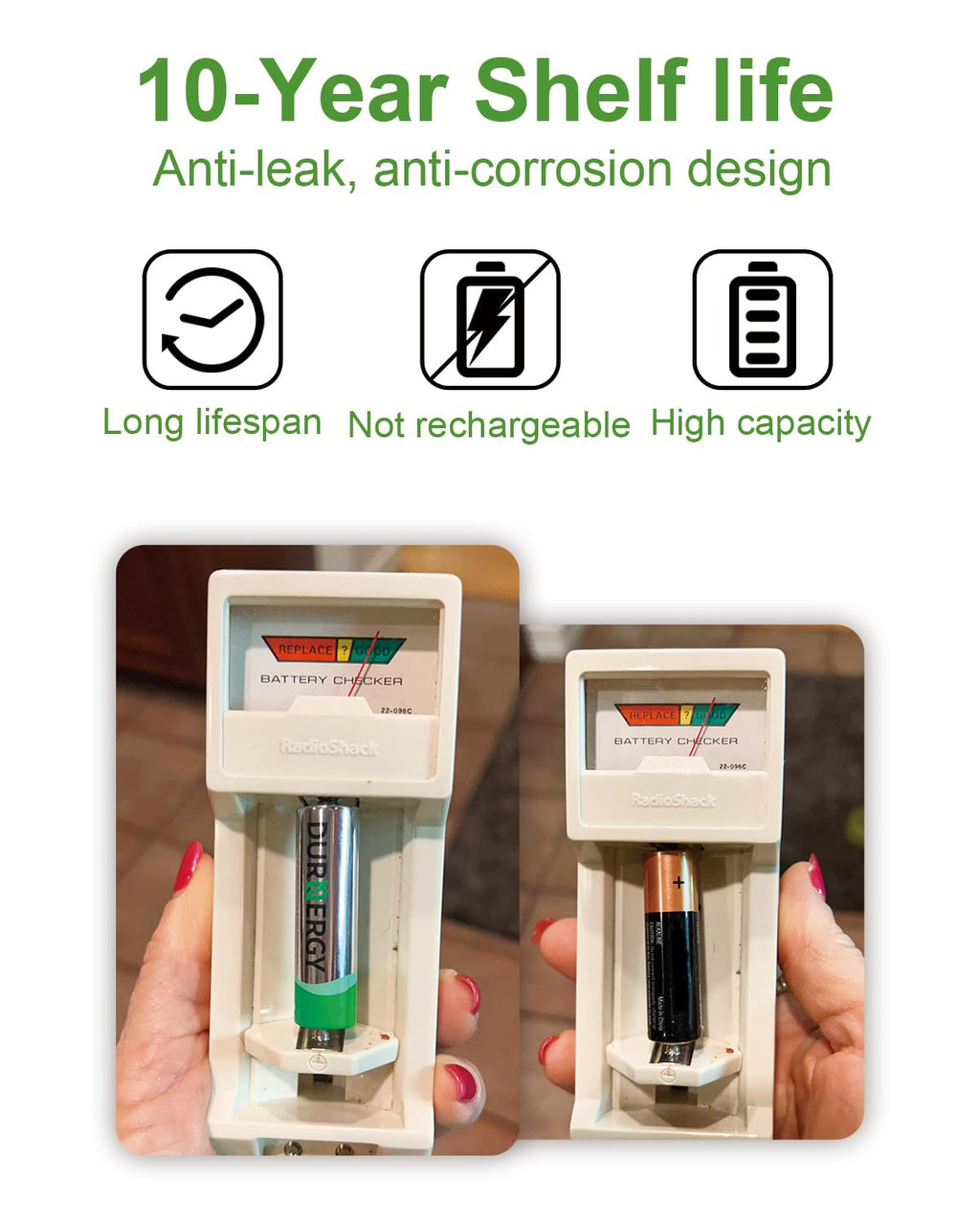 DURNERGY Alkaline Batteries LR03 1.5V | Long-Lasting Power

