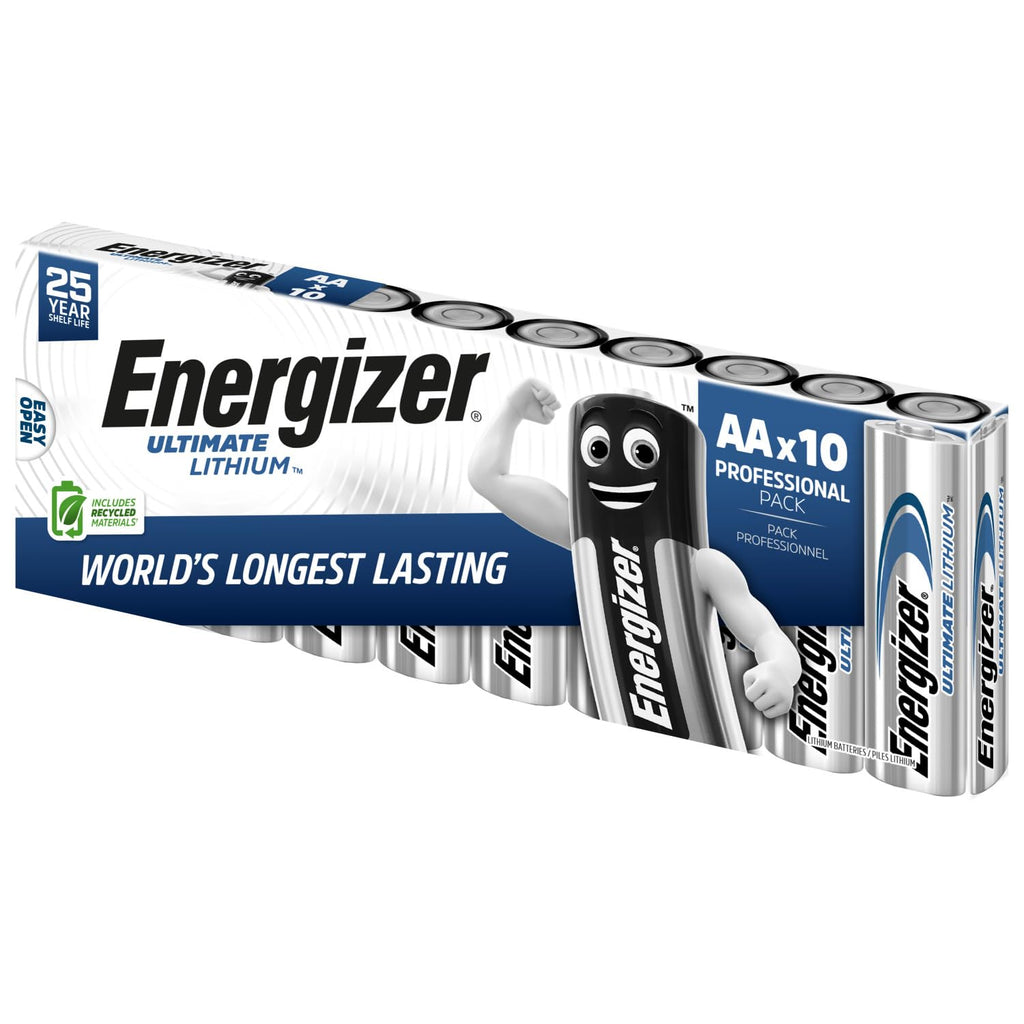 Energizer Ultimate Lithium AA Batteries 1.5V for High-Drain Devices