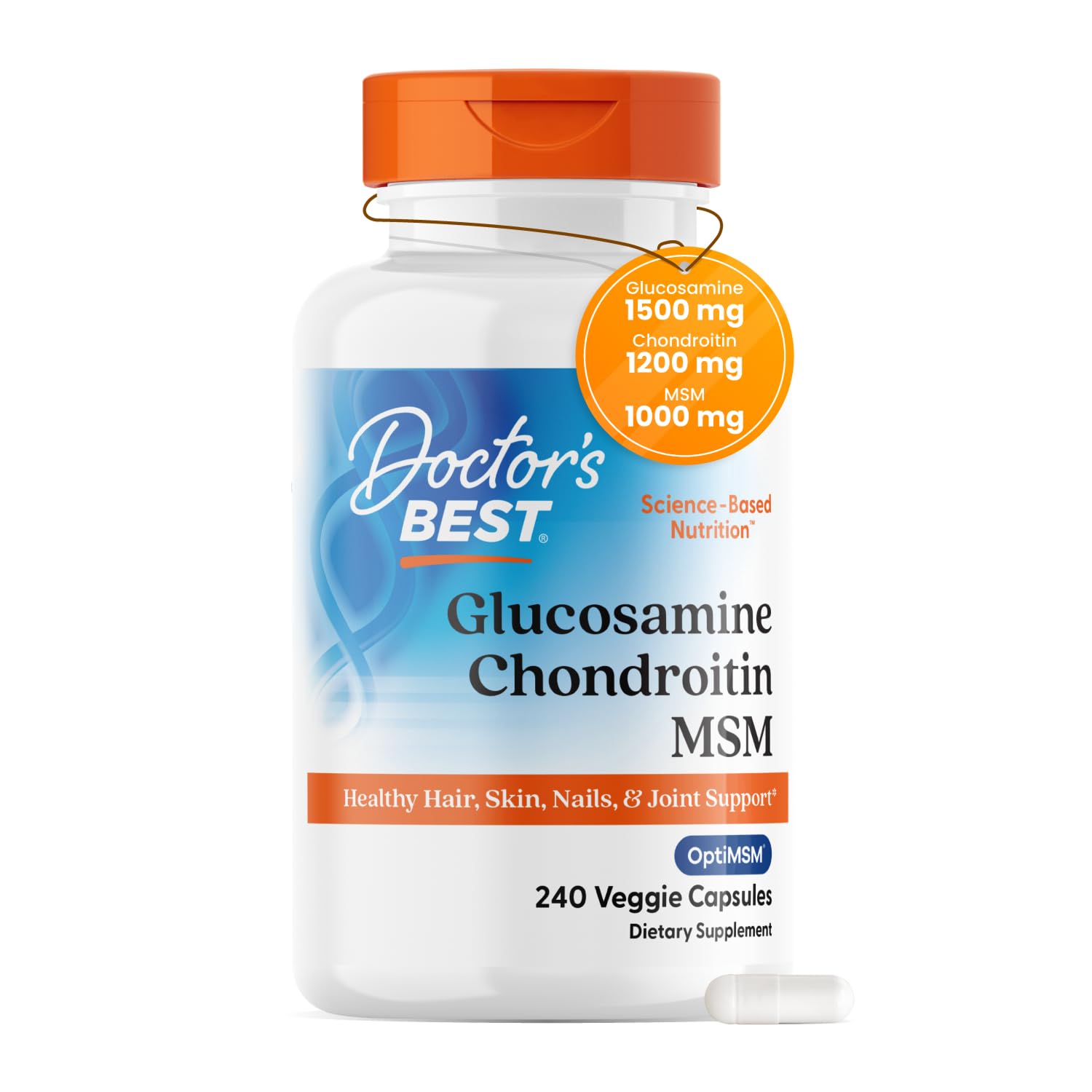 Doctor's Best Glucosamine Chondroitin MSM Joint Health

