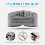 FRESHME Cotton Sleep Eye Mask - Blackout & Adjustable Strap

