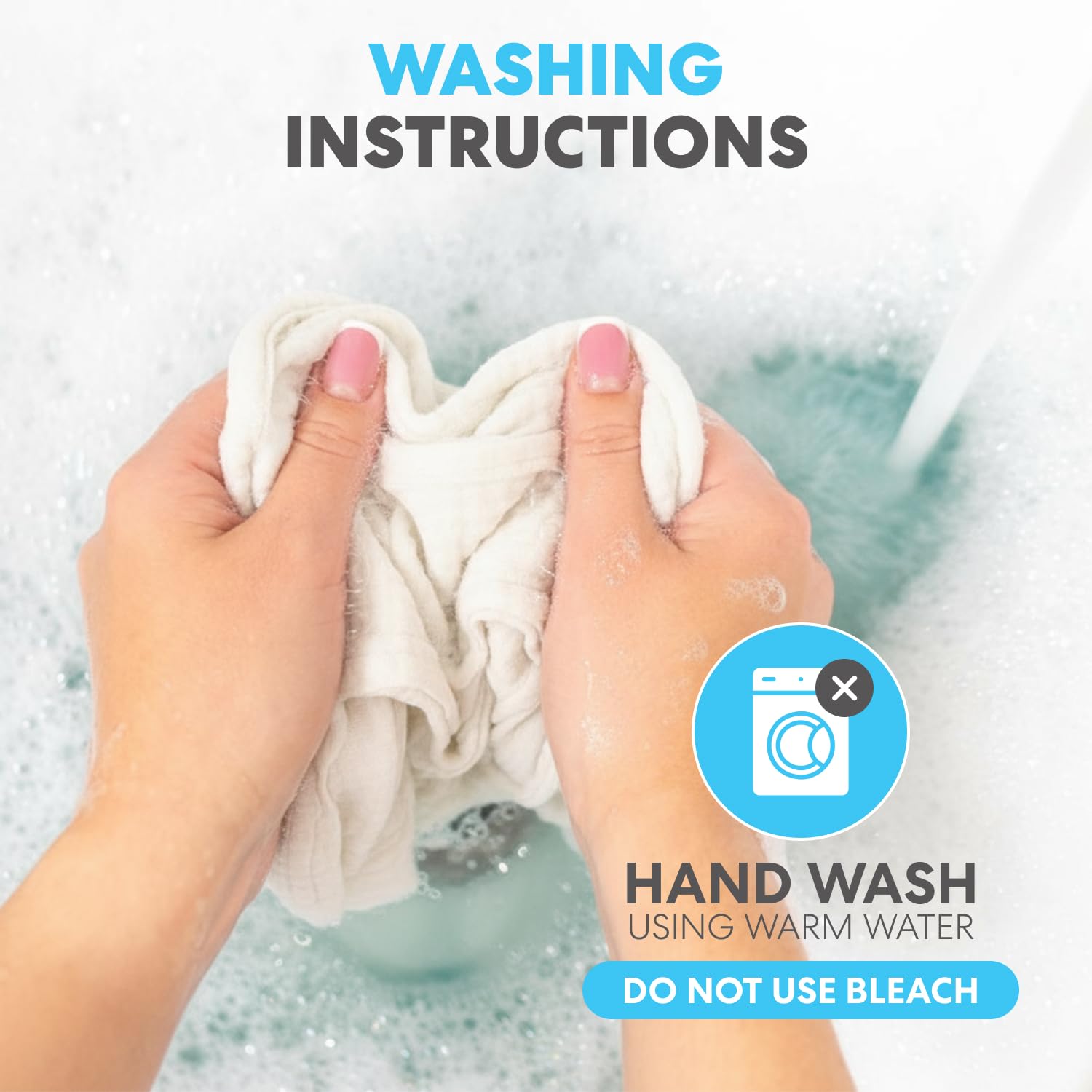 Simpli-Magic Cotton Shop Towels - Reusable Cleaning Rags

