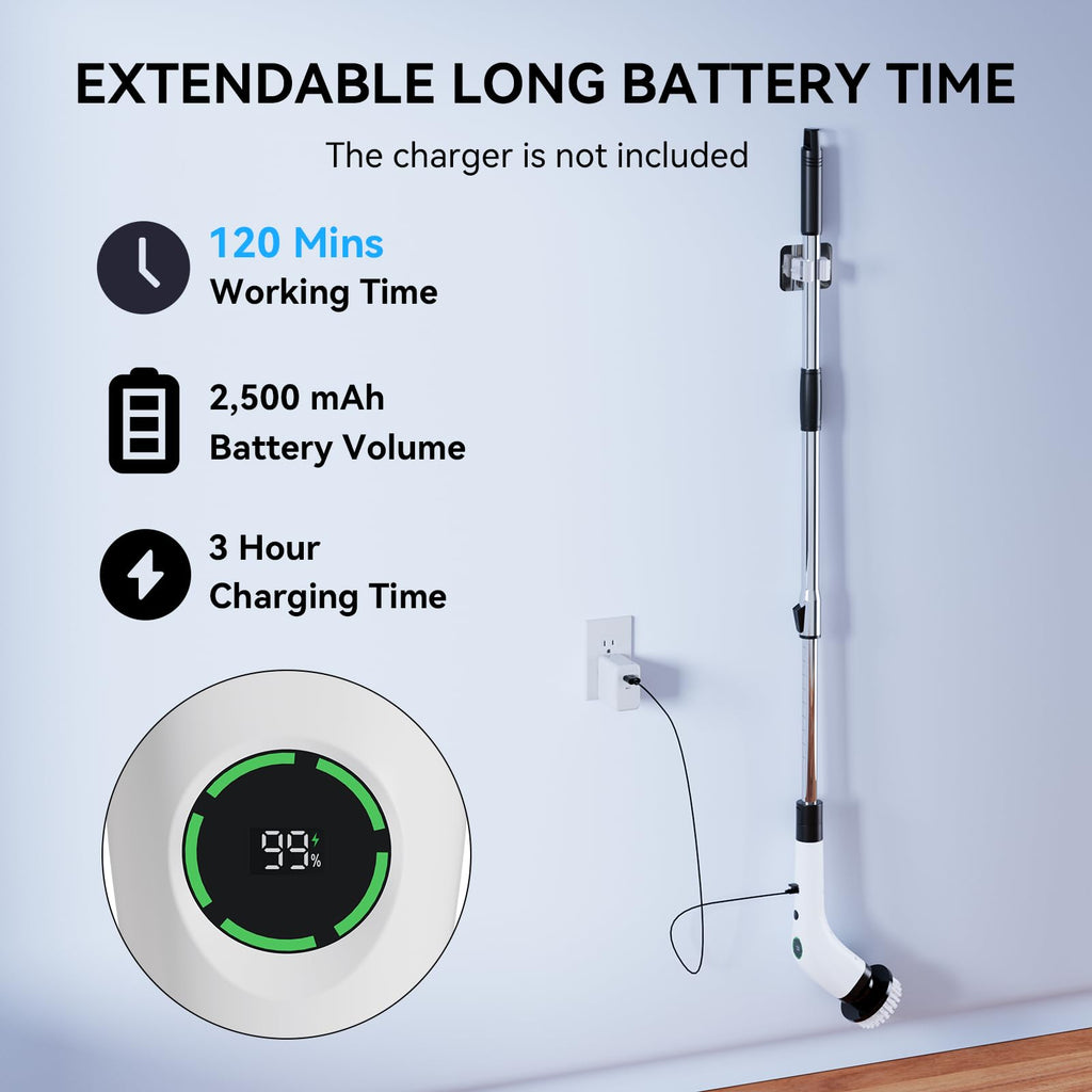 Swyprrix Electric Spin Scrubber Cordless Bathroom IPX7


