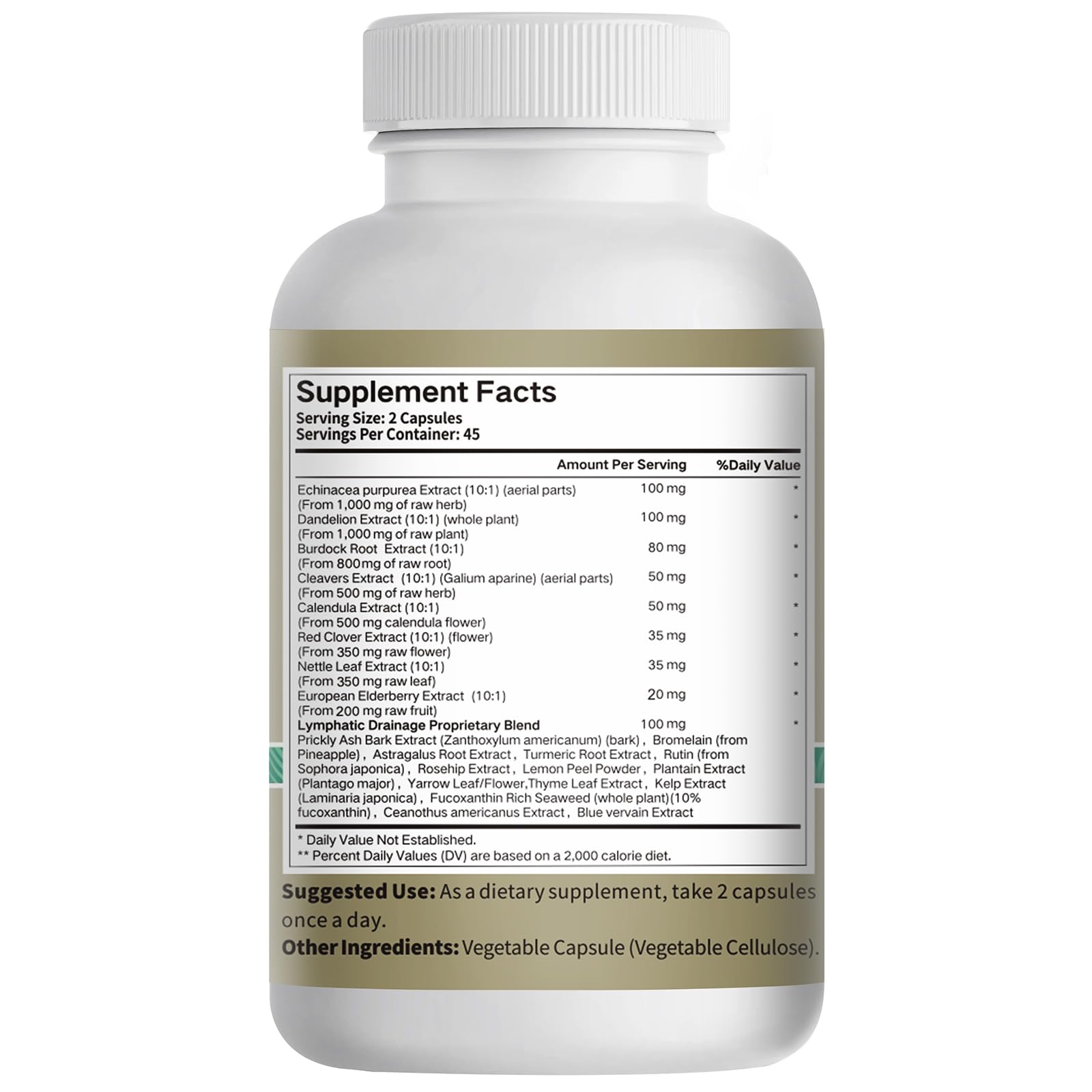 Vivonu Liposome Lymphatic Drainage Supplement

