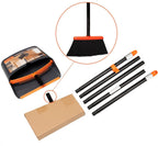 TreeLen Broom and Dustpan Set – Stand-Up Cleaning Tool

