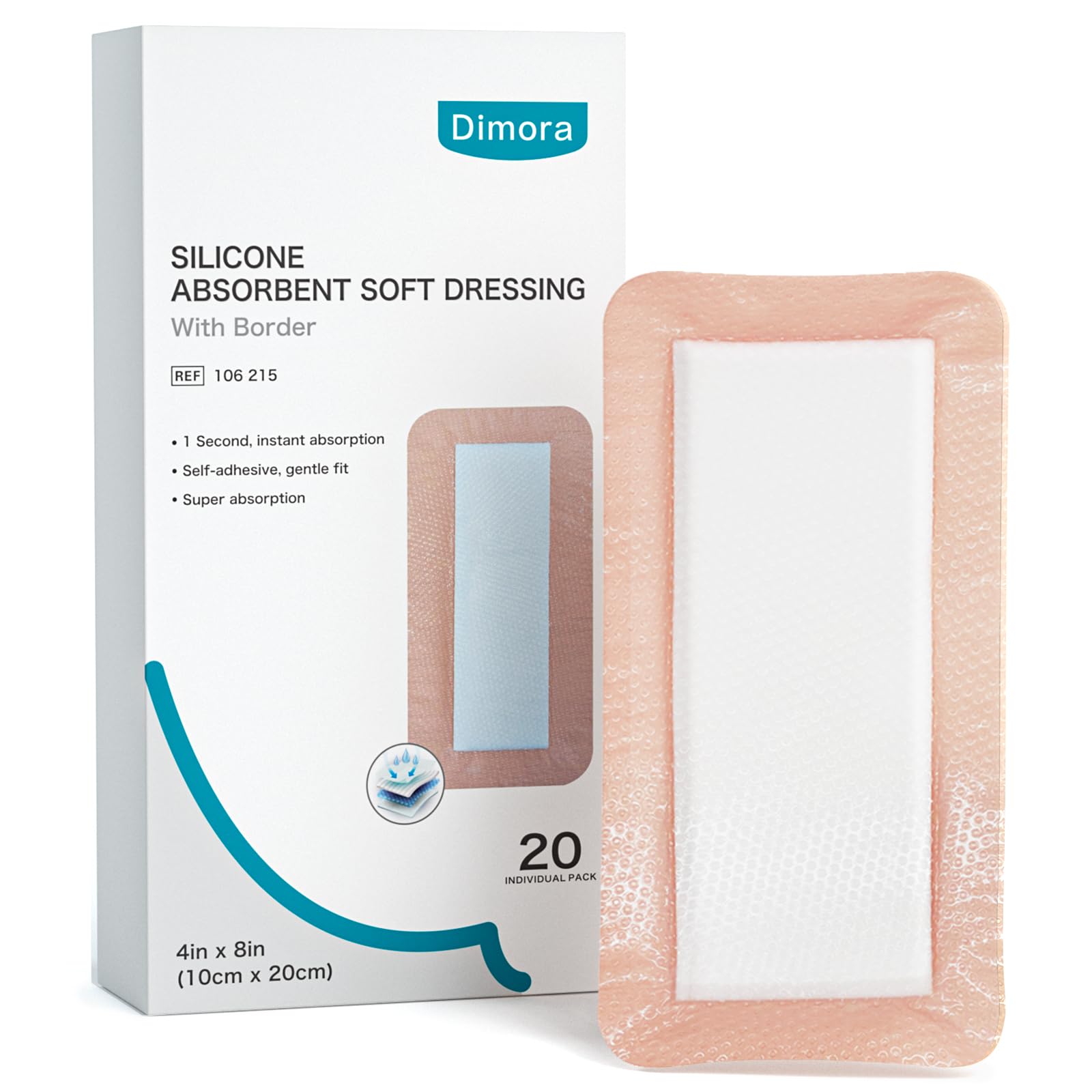 Dimora Silicone Wound Dressings with Gentle Adhesive