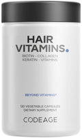 Codeage Hair Vitamins Biotin 10000 mcg with Collagen