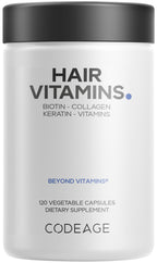 Codeage Hair Vitamins Biotin 10000 mcg with Collagen

