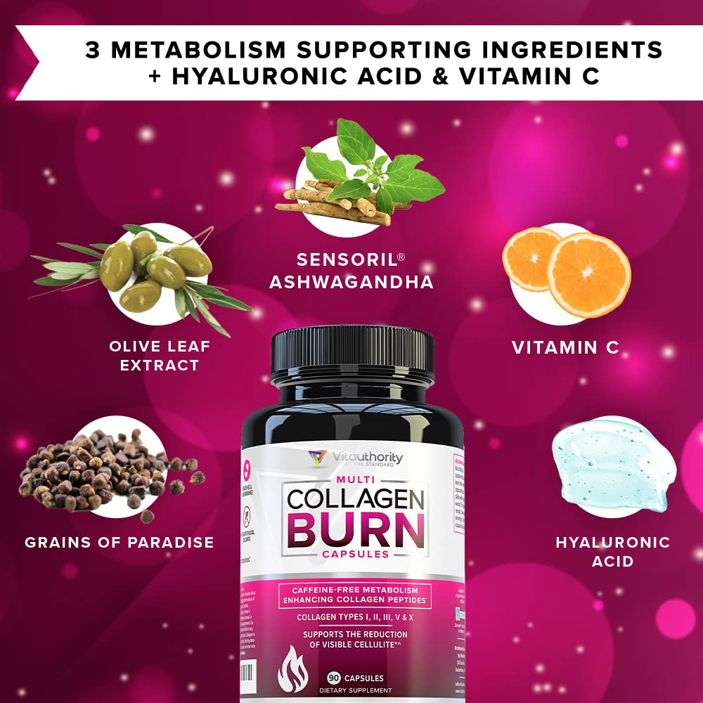 Multi Collagen Burn - Multi-Type Collagen Capsules

