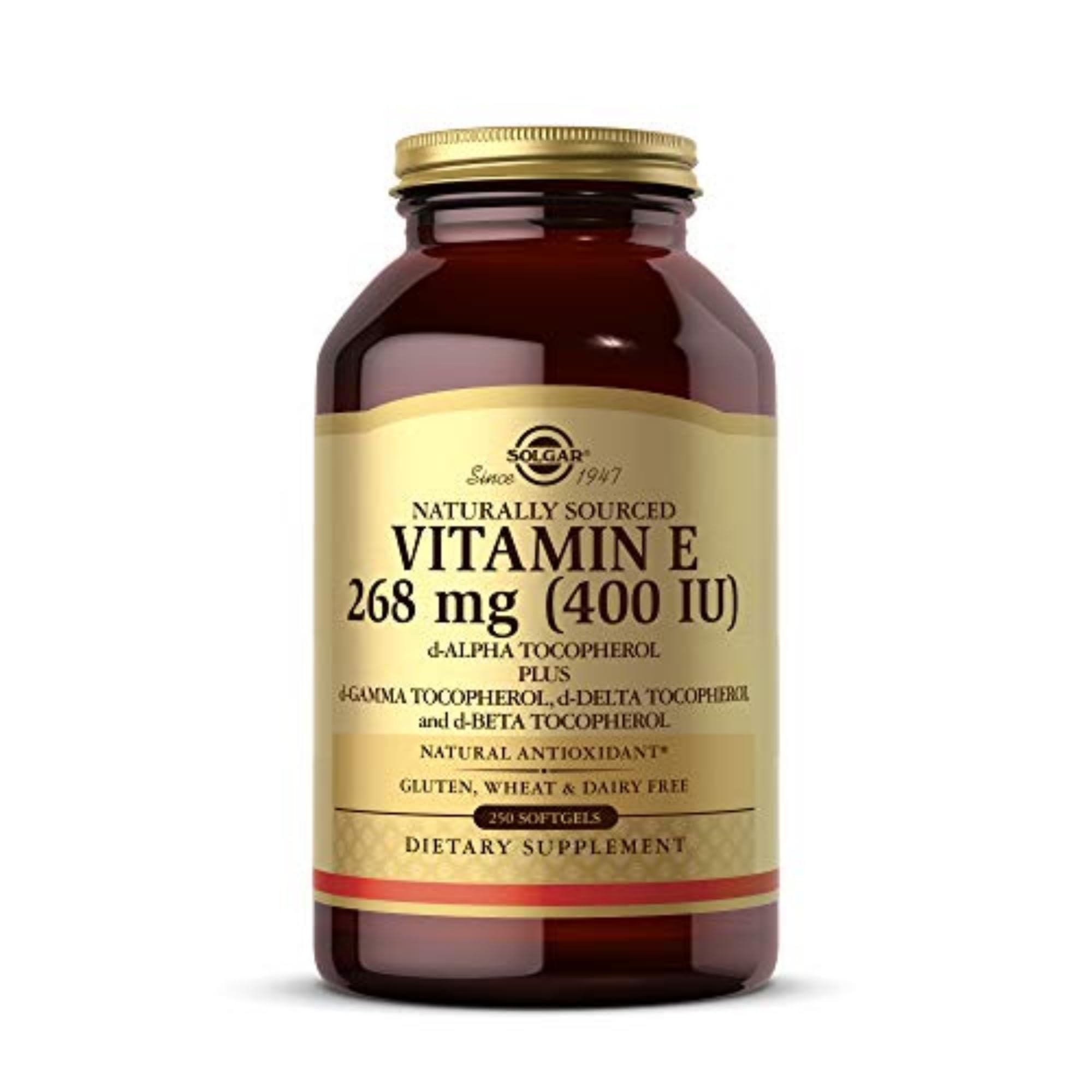 Solgar Vitamin E Softgels 400 IU Natural Antioxidant

