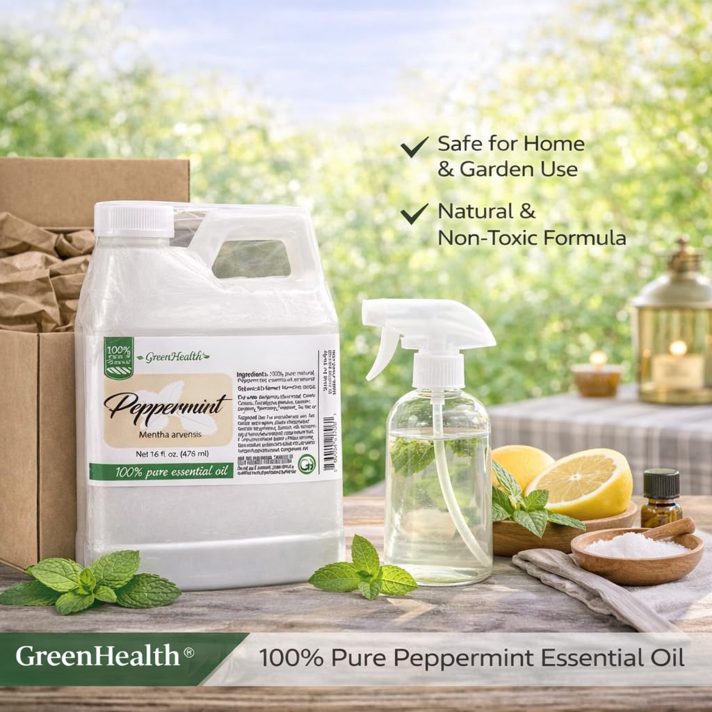 GreenHealth Essential Oil - 16 oz - 100% Pure & Uncut

