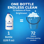 Liquid Chlorine Bleach for Laundry and Surfaces

