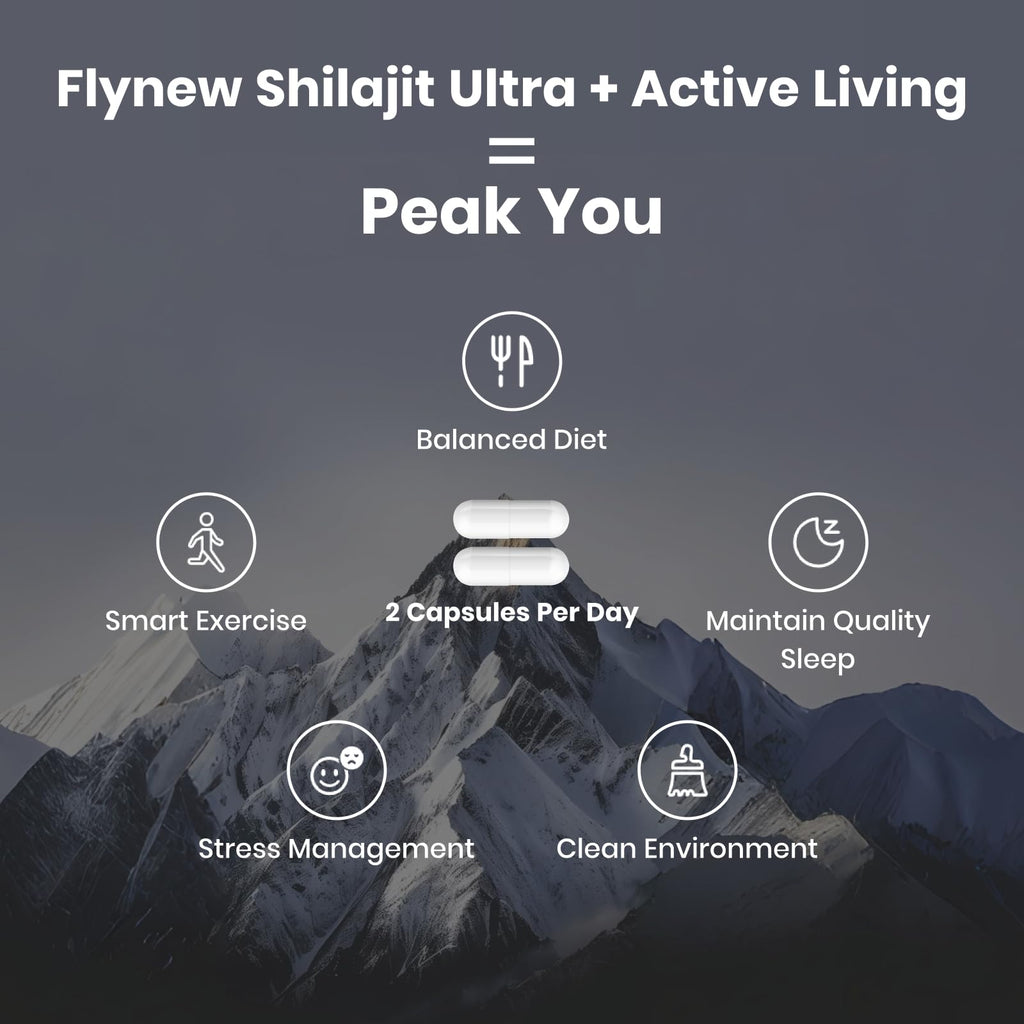 Shilajit Fulvic Acid Supplement by Flynew

