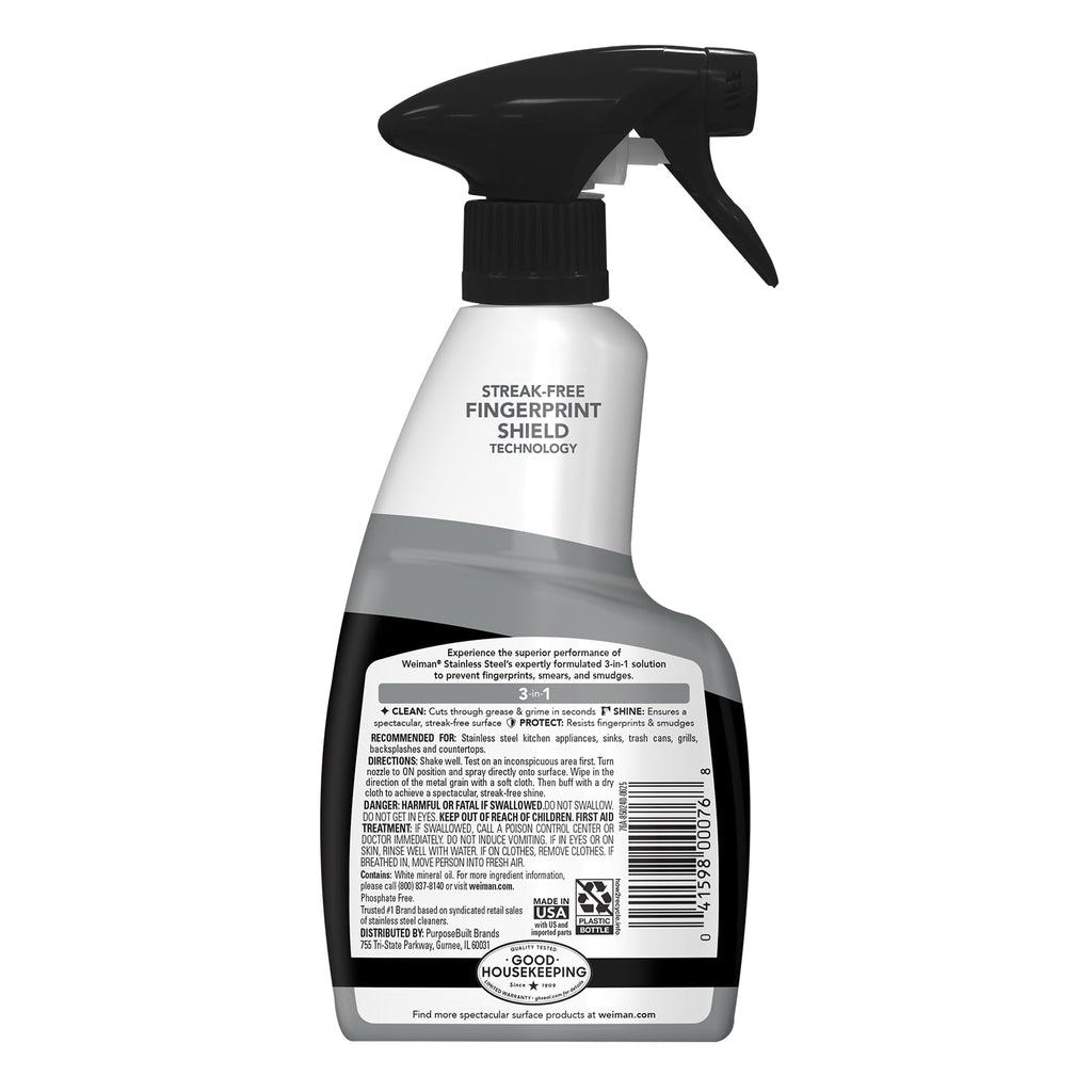 Weiman Stainless Steel Cleaner & Polish for Appliances

