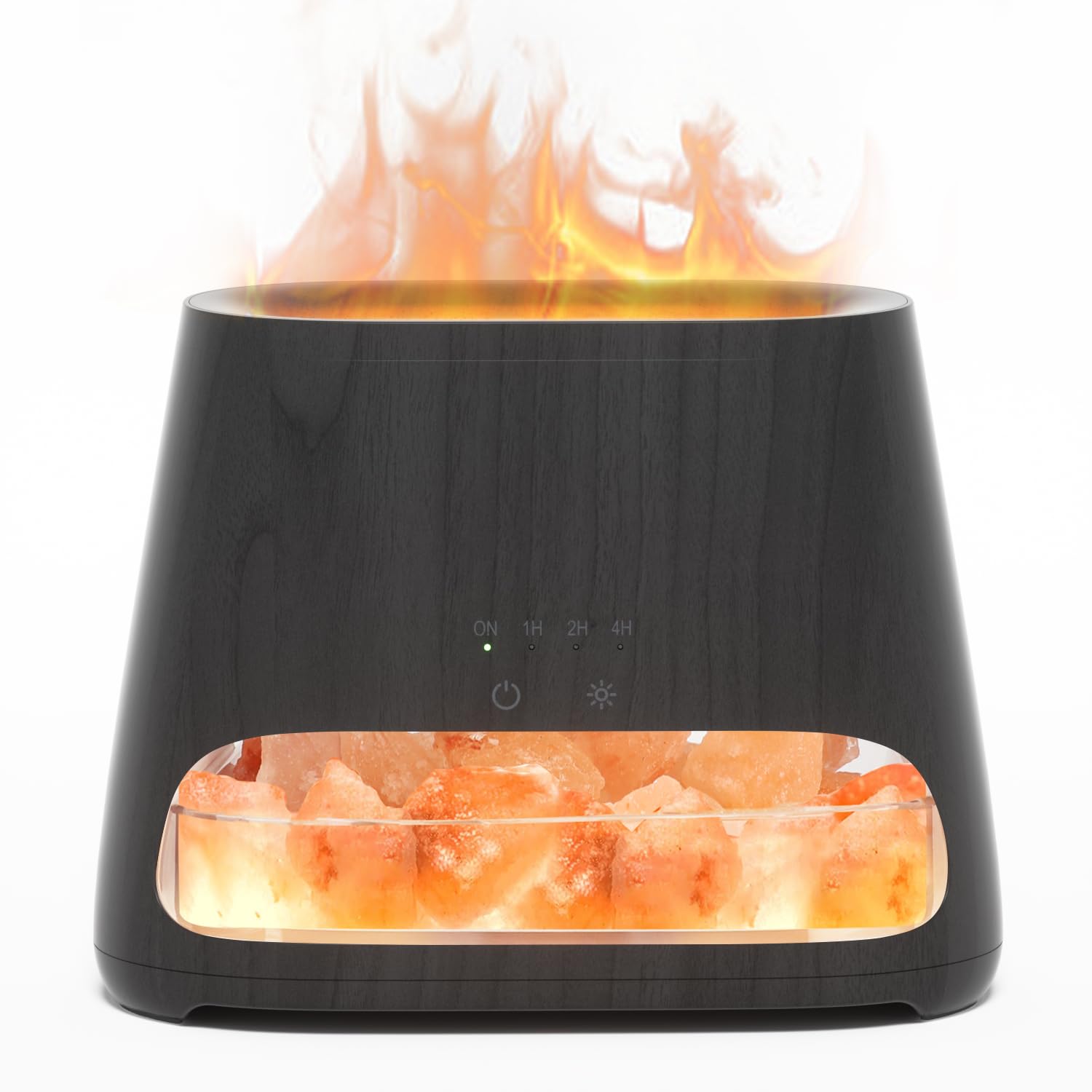 SALKING 2-in-1 Ultrasonic Essential Oil Diffuser & Himalayan Salt Lamp