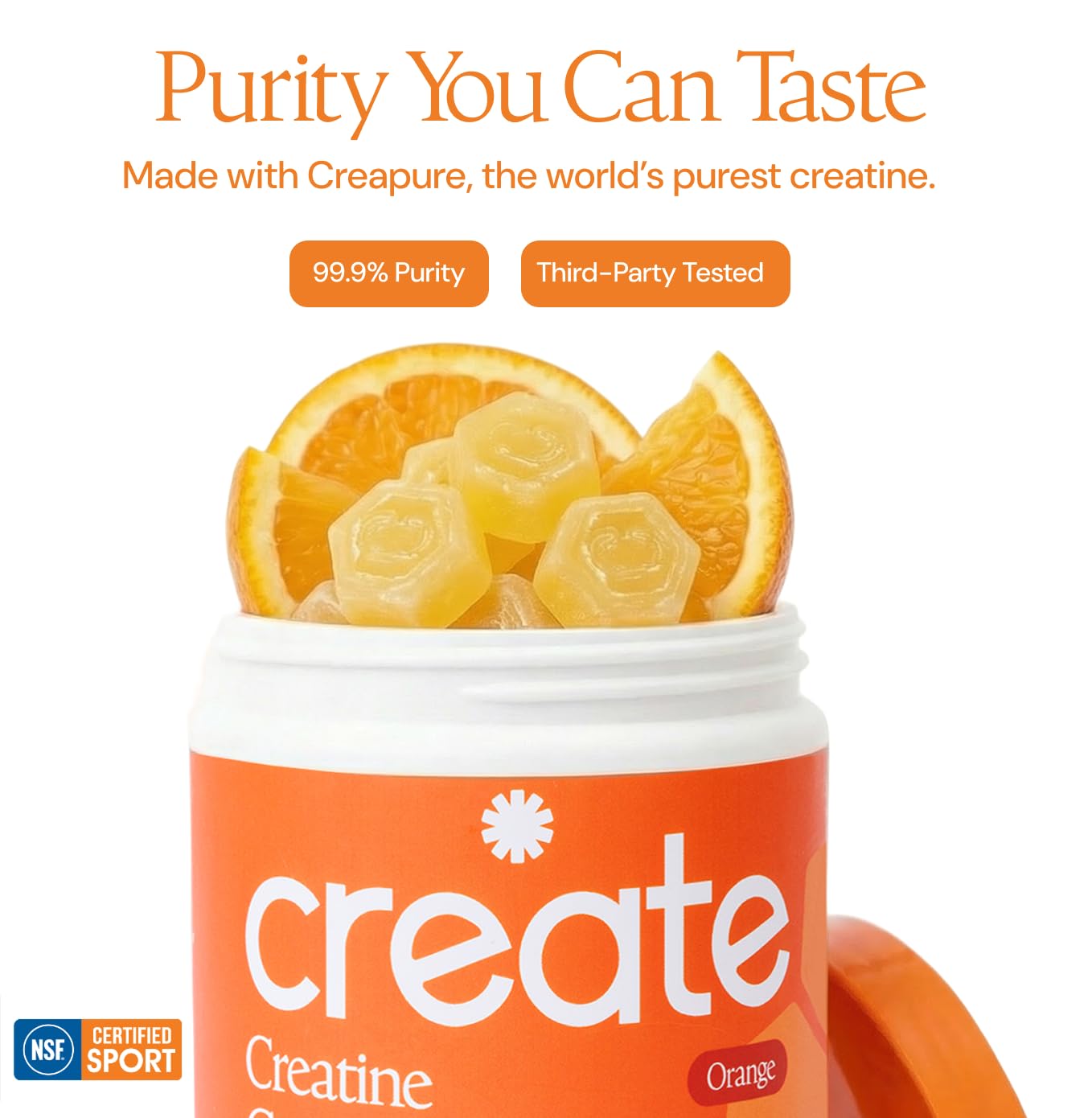 Creatine Monohydrate Gummies – Vegan Gluten-Free

