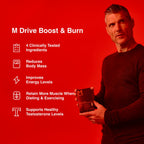 Mdrive Testosterone Booster for Men | Boost & Burn

