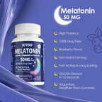 NEVISS Melatonin 50 mg 9-in-1 Fast-Dissolve Sublingual

