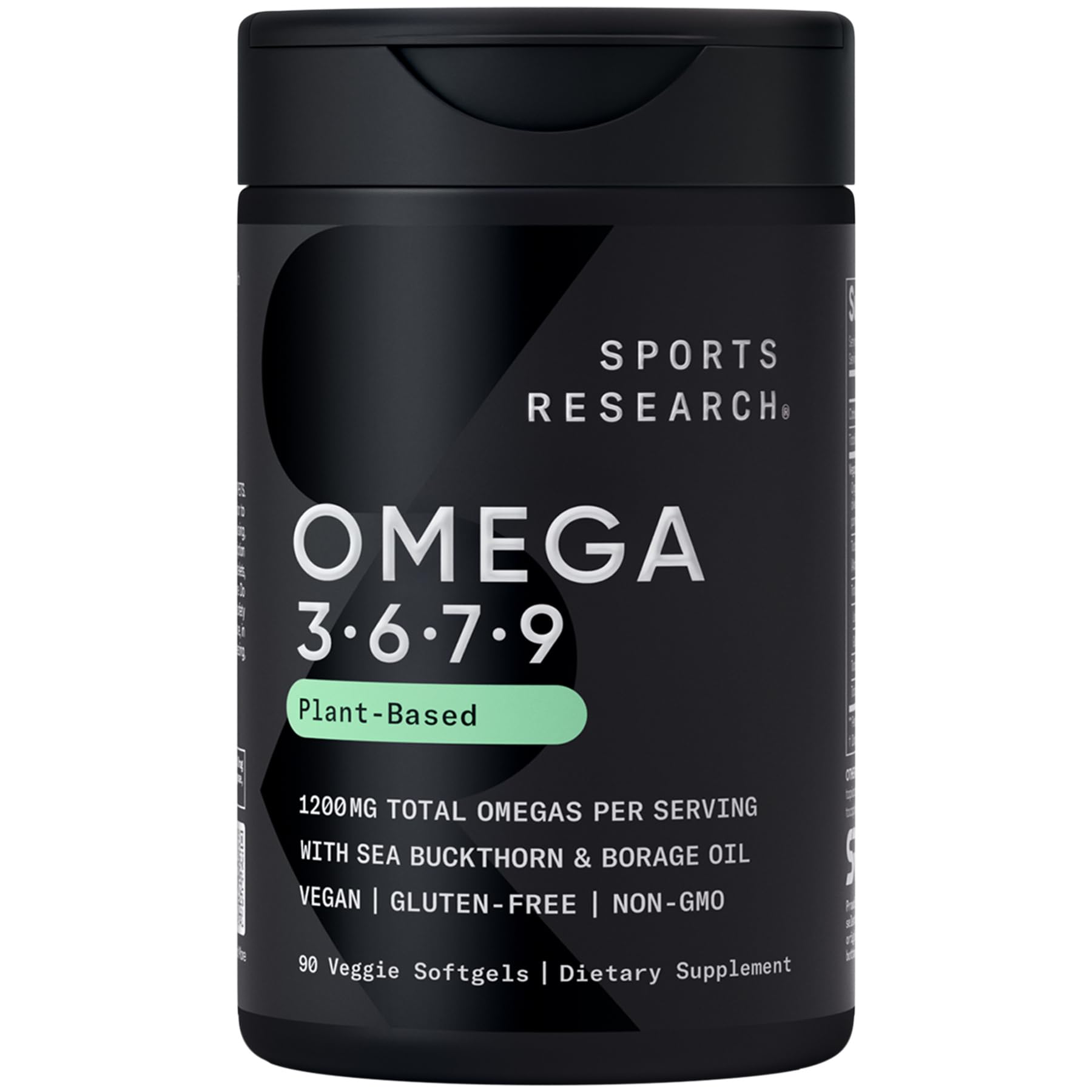 Sports Research Vegan Omega Fatty Acids Softgels