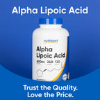 Nutricost Alpha Lipoic Acid 600mg Dietary Supplement

