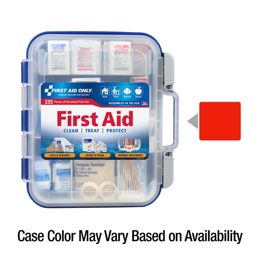 First Aid Only OSHA First Aid Kit for Home Office Car

