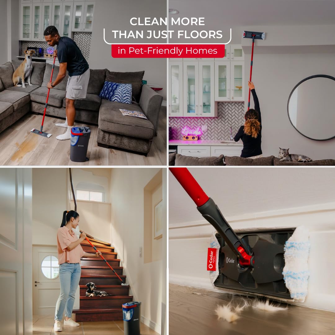 O-Cedar H2prO Flat Mop System Dual-Tank Water

