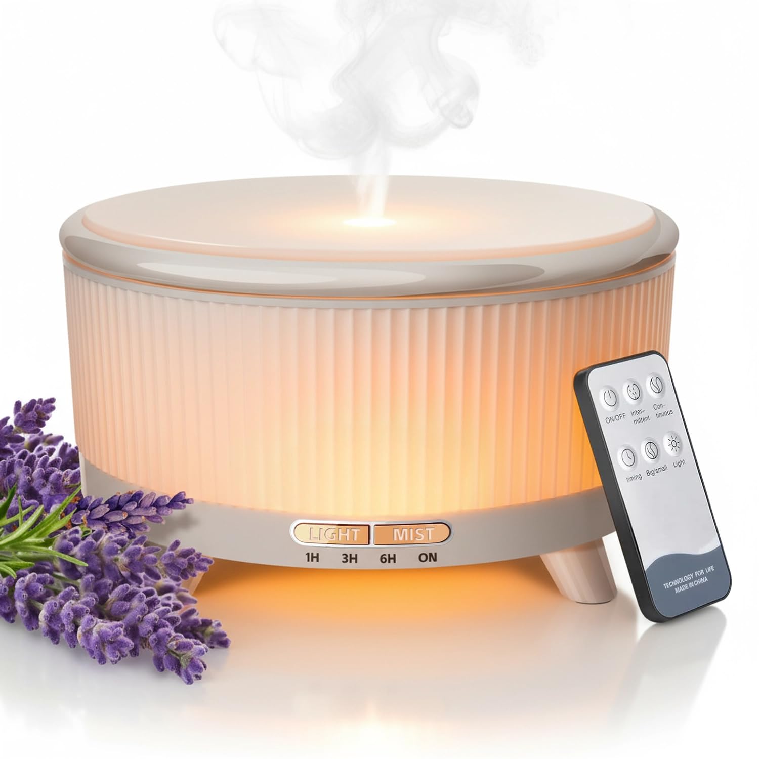 Essential Oil Diffuser 500ML Ultrasonic - Remote AutoOff

