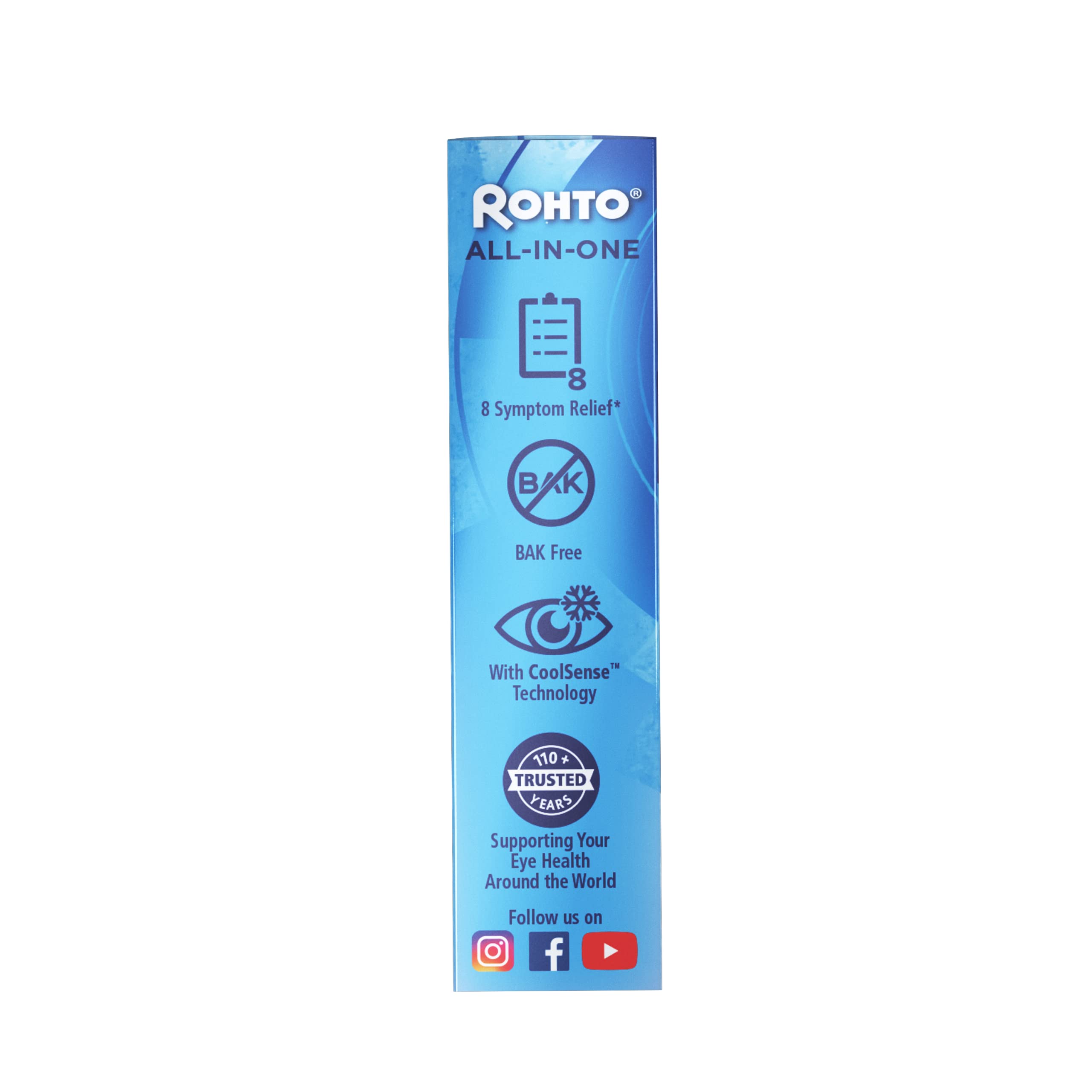 Rohto All-In-One Multi-Symptom Eye Drops | CoolSense

