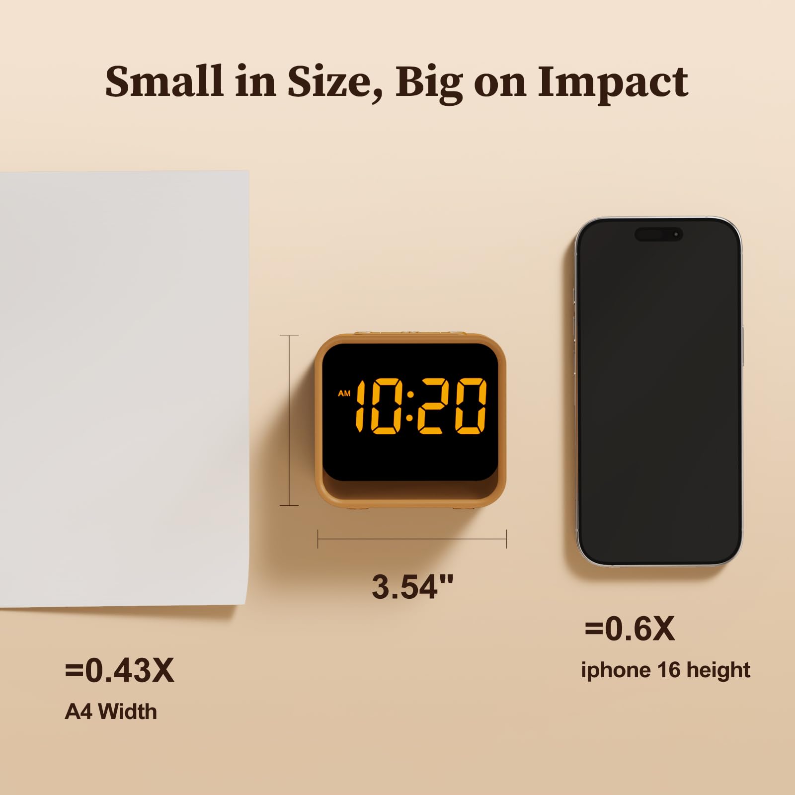 Sound Machine Alarm Clock by Housbay | Gentle Wake

