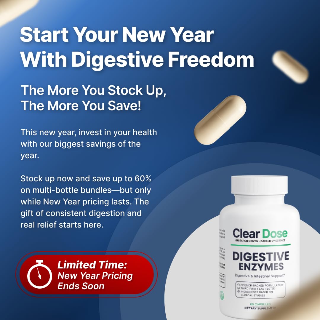 ClearDose Digestive Enzymes with Probiotics

