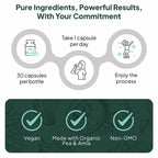 Organics Ocean Iron Supplement with Vitamin C - Plant-Based

