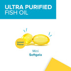 Qunol Fish Oil Omega-3 Softgels for Heart Health

