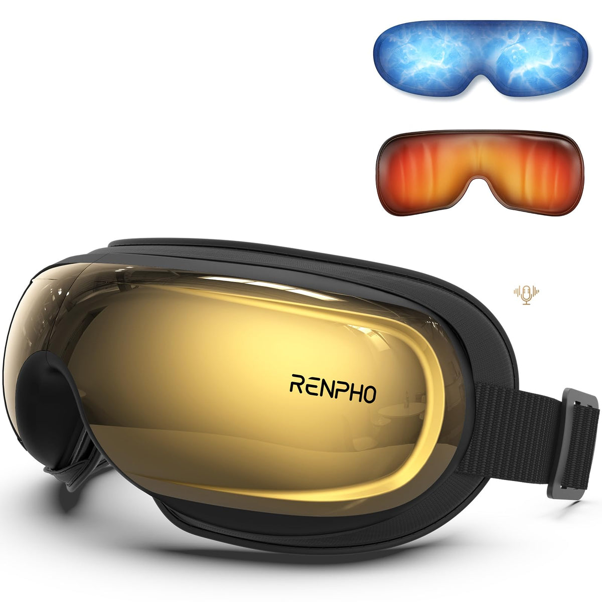 RENPHO Eye Massager with Heat and Cooling - Voice Control