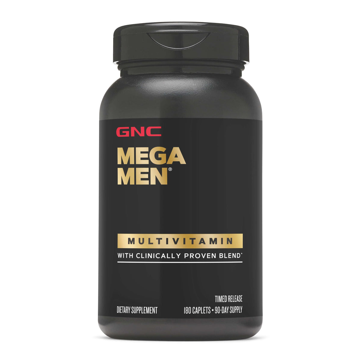 GNC Mega Men Multivitamin Caplets - Immune & Energy Support