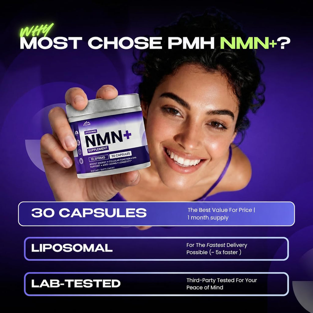 NMN NAD+ Resveratrol Supplement for Cellular Energy


