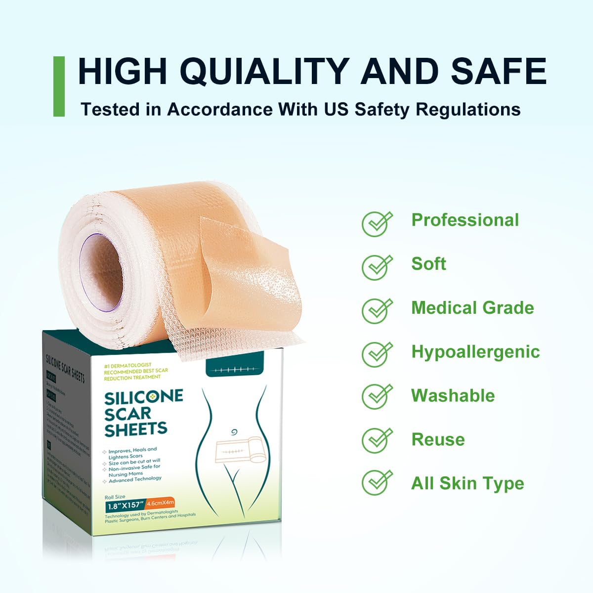 Medical Grade Silicone Therapy for Skin Healing

