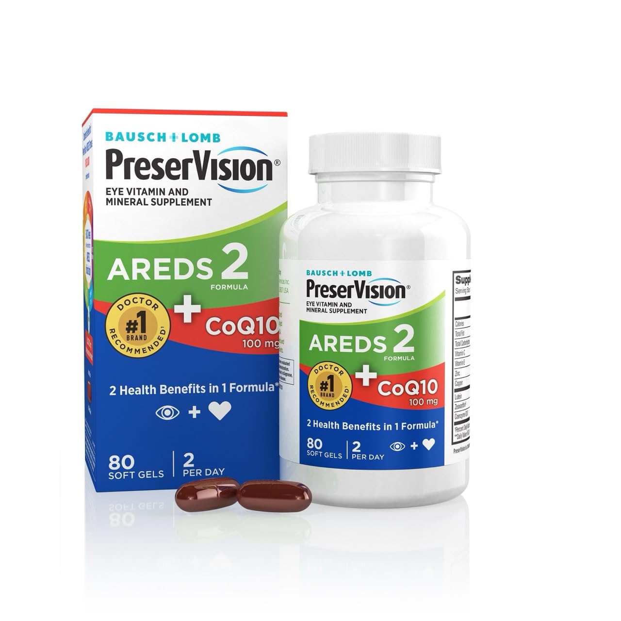 Bausch + Lomb PreserVision AREDS2 Eye Vitamins