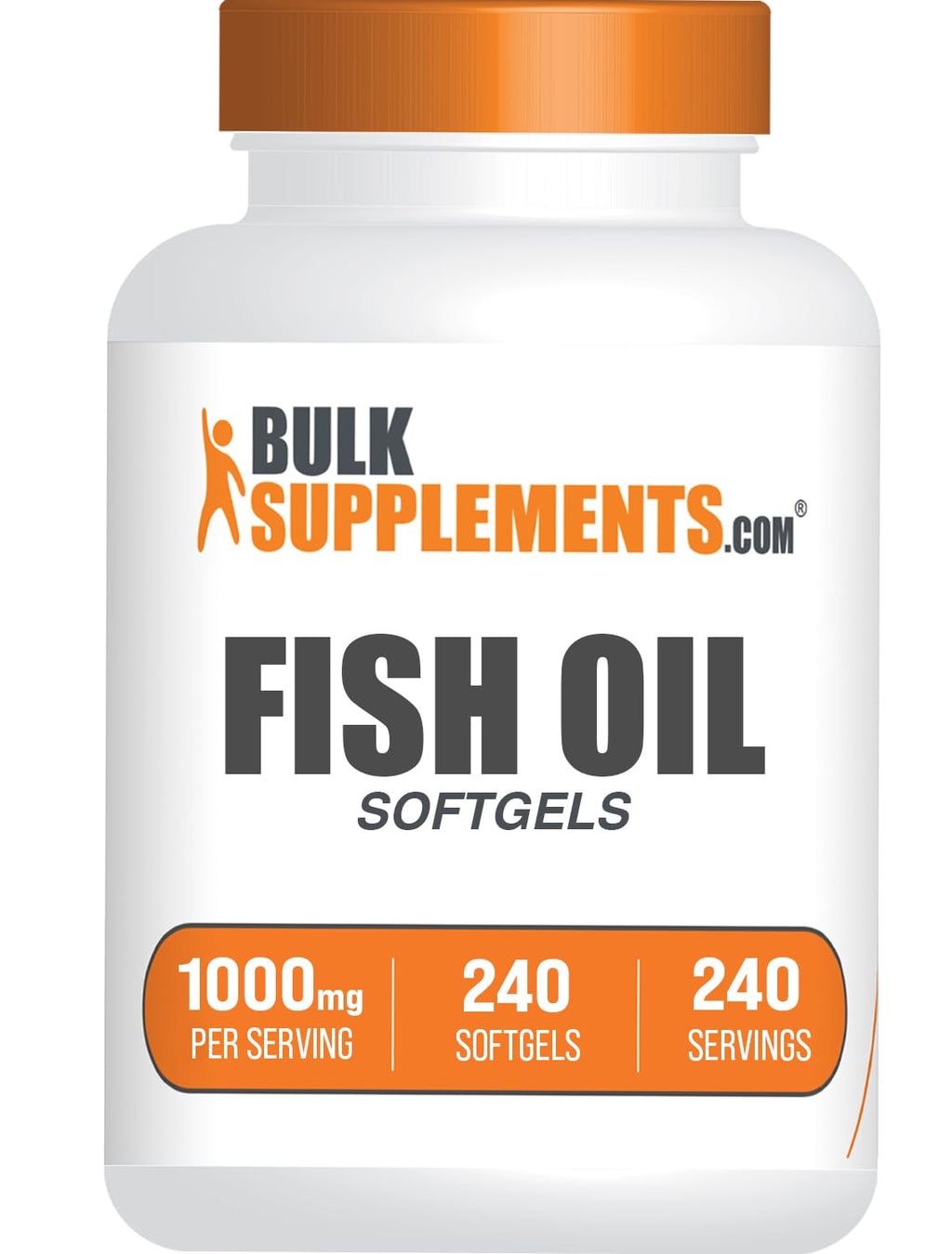 BulkSupplements Fish Oil Softgels 1000mg – Gluten Free

