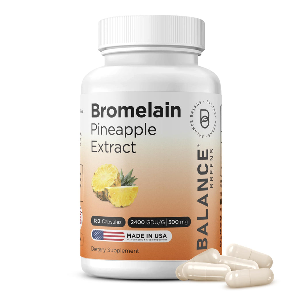 Balancebreens Bromelain 500mg Capsules – Joint Support


