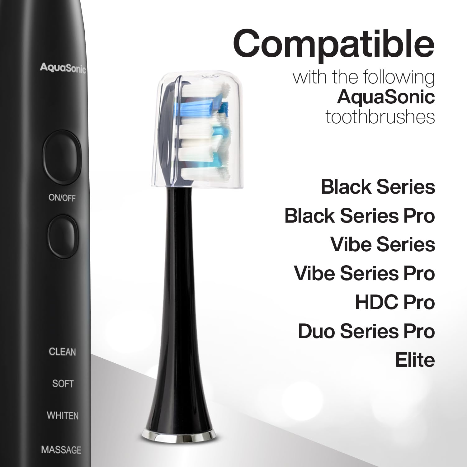 AquaSonic ProFlex Replacement Brush Heads | ADA Accepted

