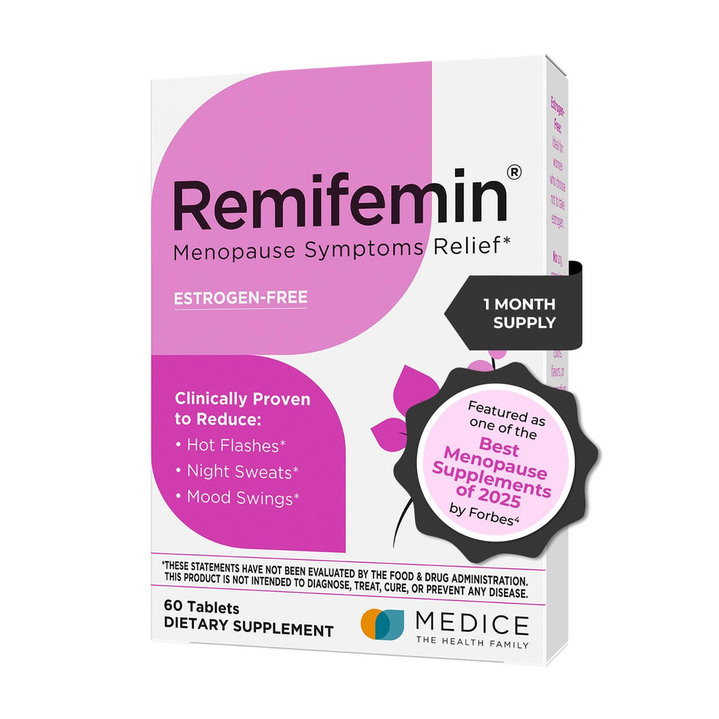 Remifemin Menopause Symptoms Relief – Clinically Proven Black Cohosh, Estrogen-Free