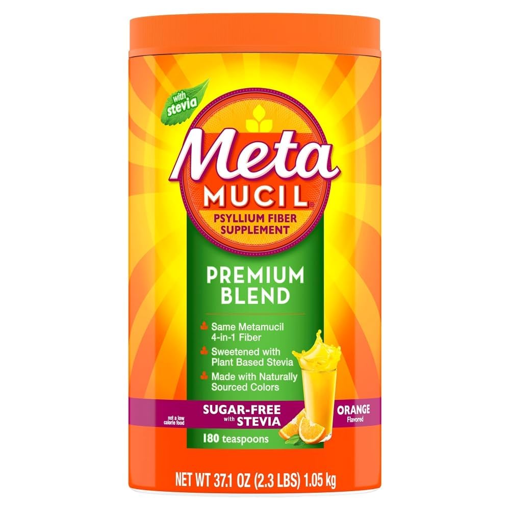 Metamucil Premium Blend Psyllium Fiber Supplement

