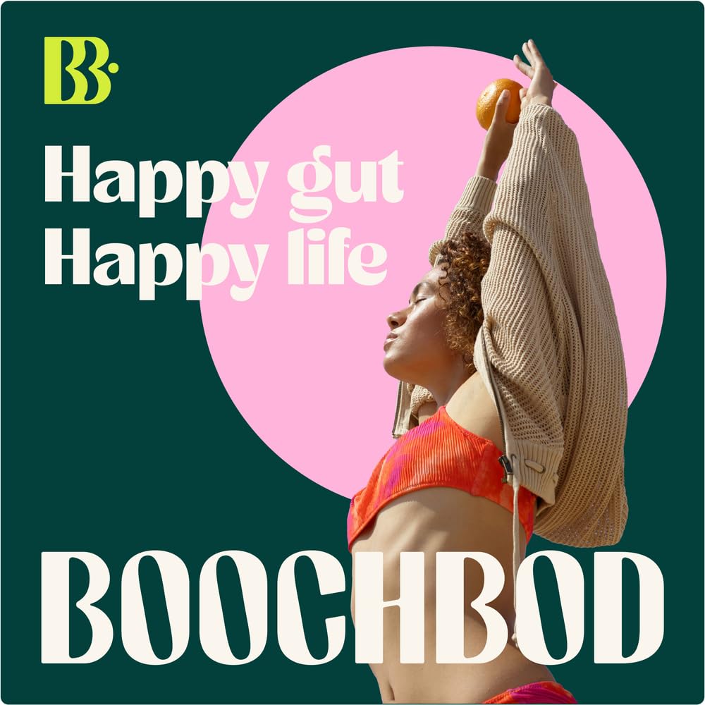 BoochBod Probiotic Kombucha Gummies for Gut Health

