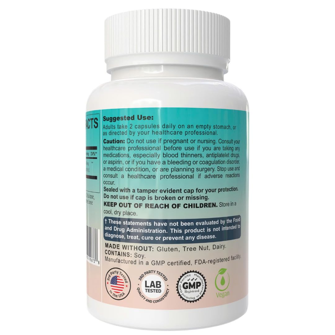 Therexa Nattokinase Enzyme Supplement | Enteric Capsules

