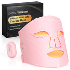 Cordless LED Face Mask for Light Therapy - 4 Modes, 272 LEDs