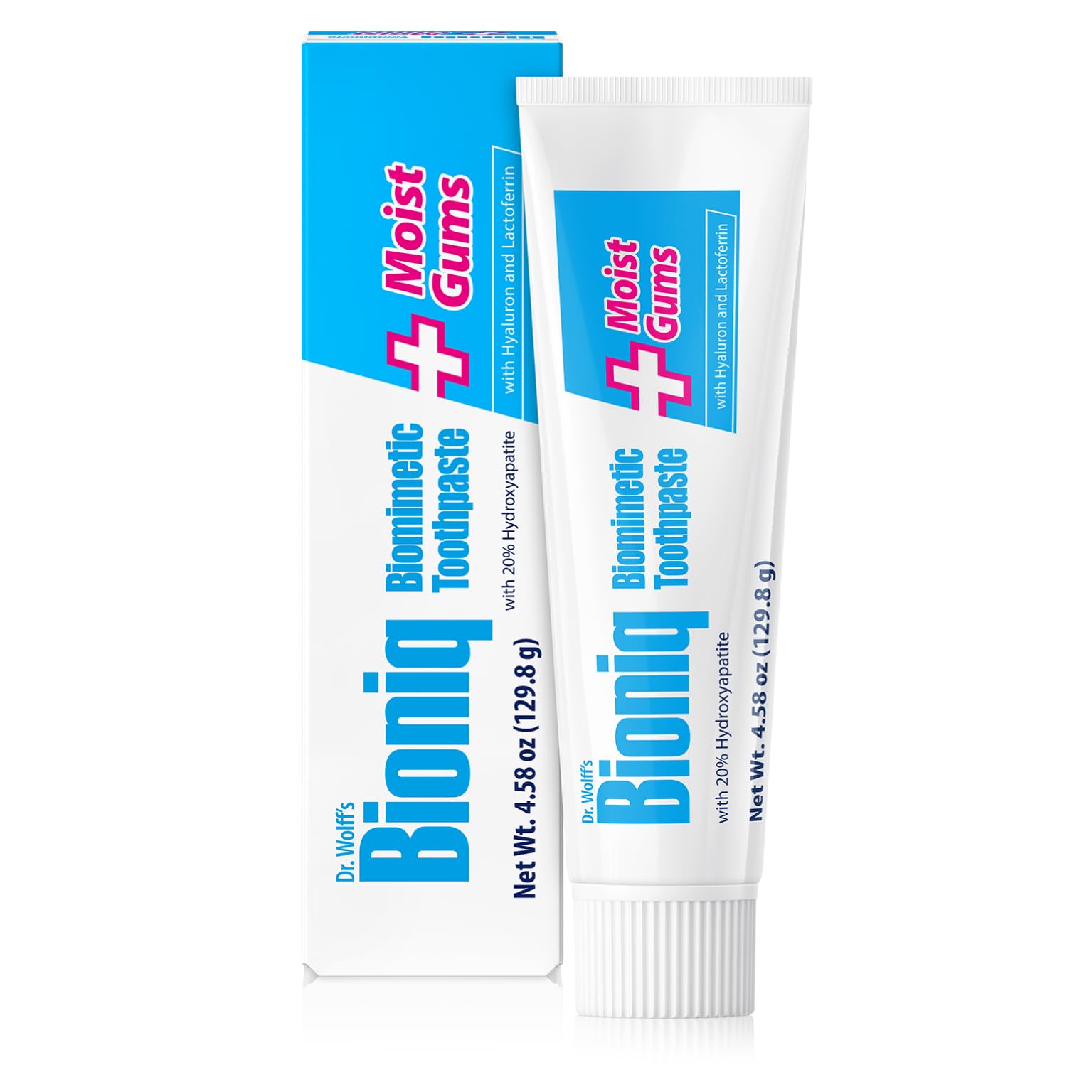 Bioniq Plus+ Gum Formula Toothpaste with BioHAP - Fluoride Free for Enamel & Gum Care