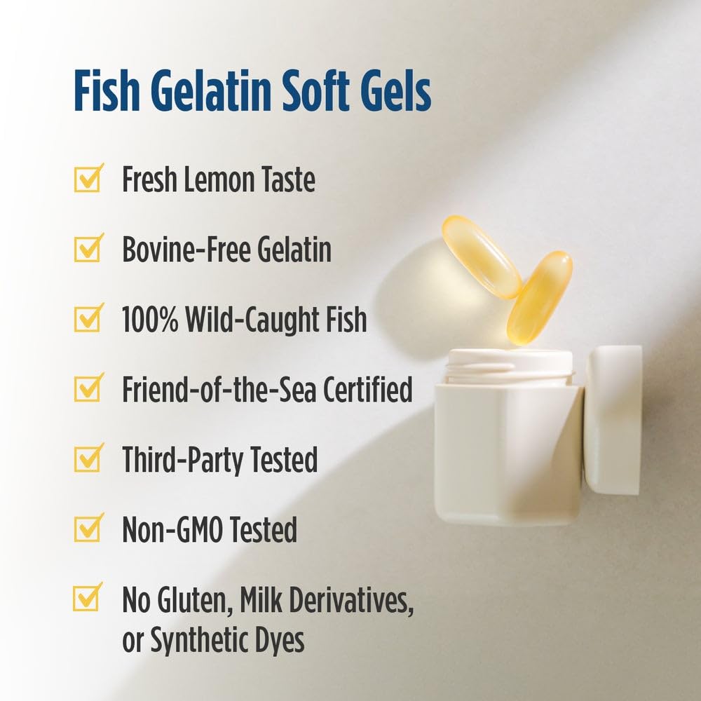 Nordic Naturals Ultimate Omega Fish Gelatin Supplement

