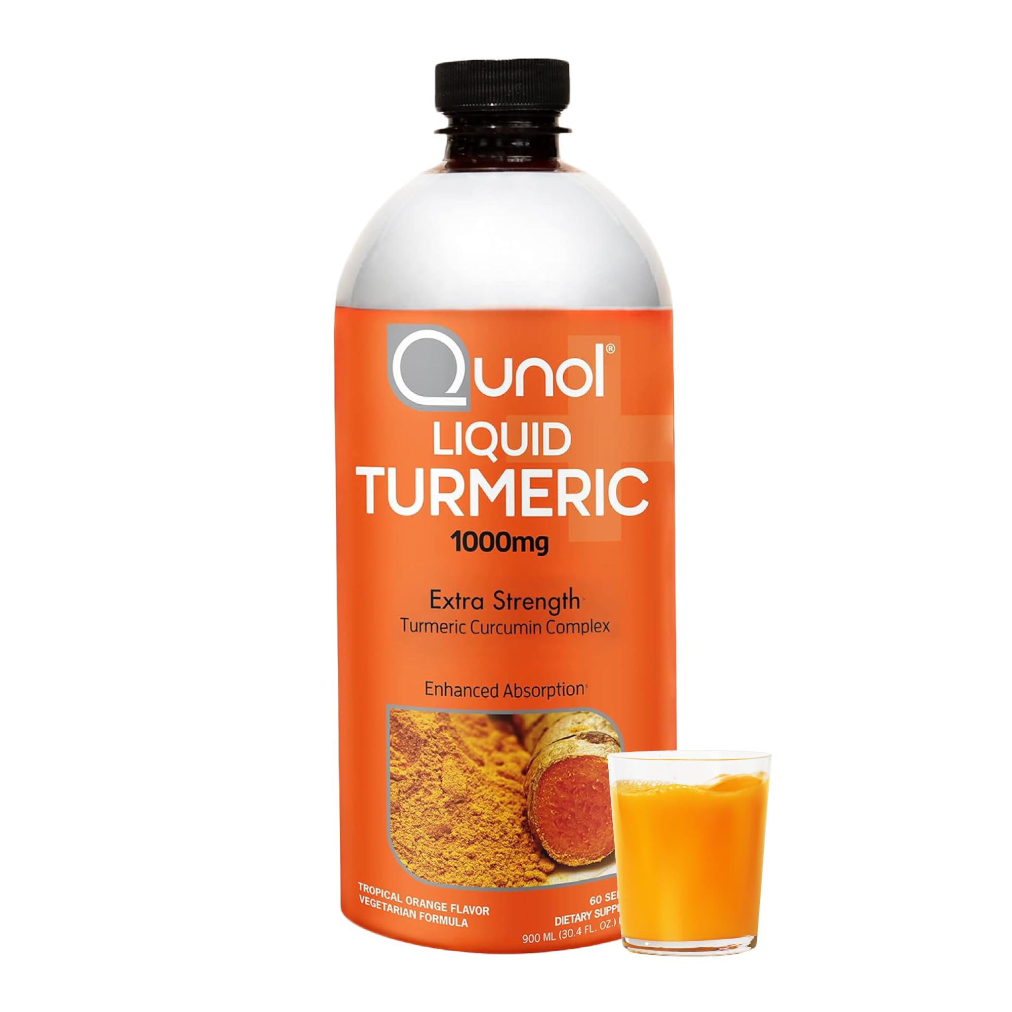 Qunol Liquid Turmeric Curcumin Black Pepper Joint Support

