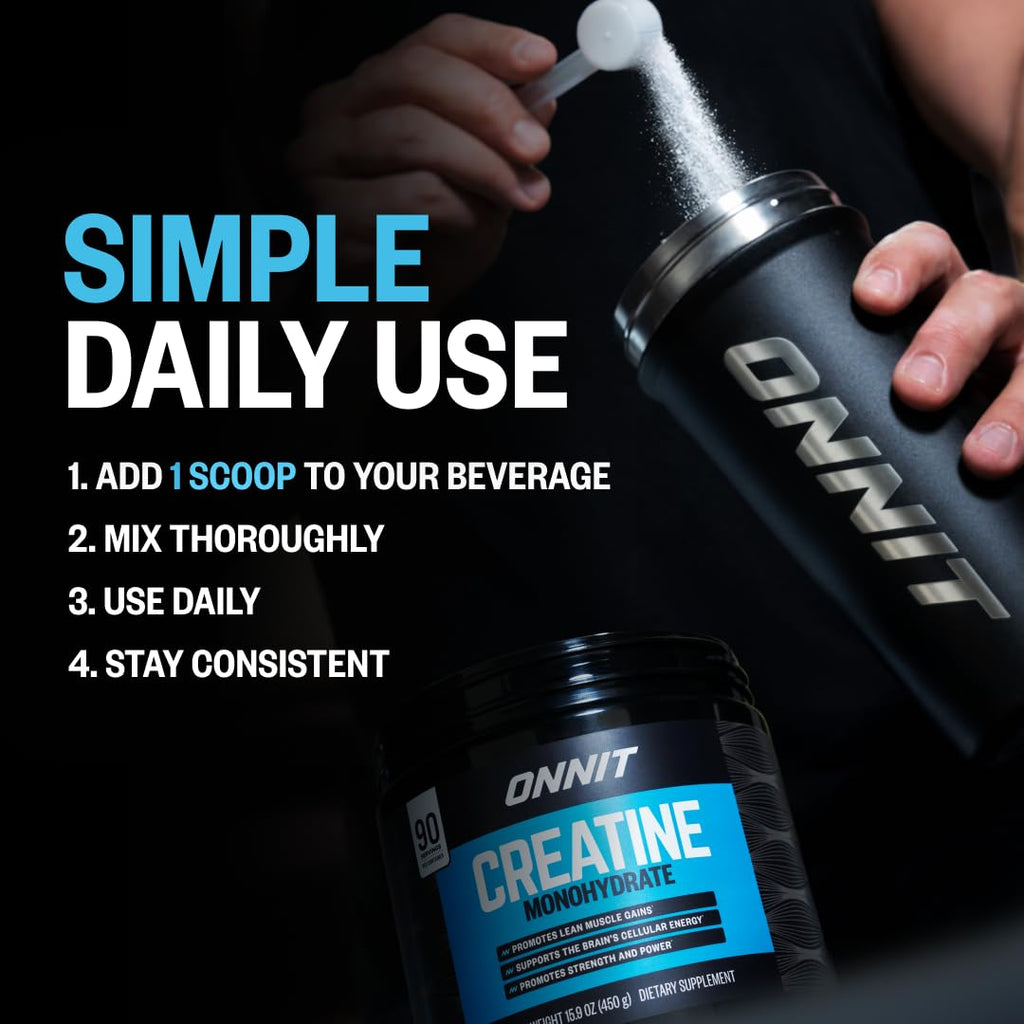 ONNIT Creatine Monohydrate Powder - Unflavored

